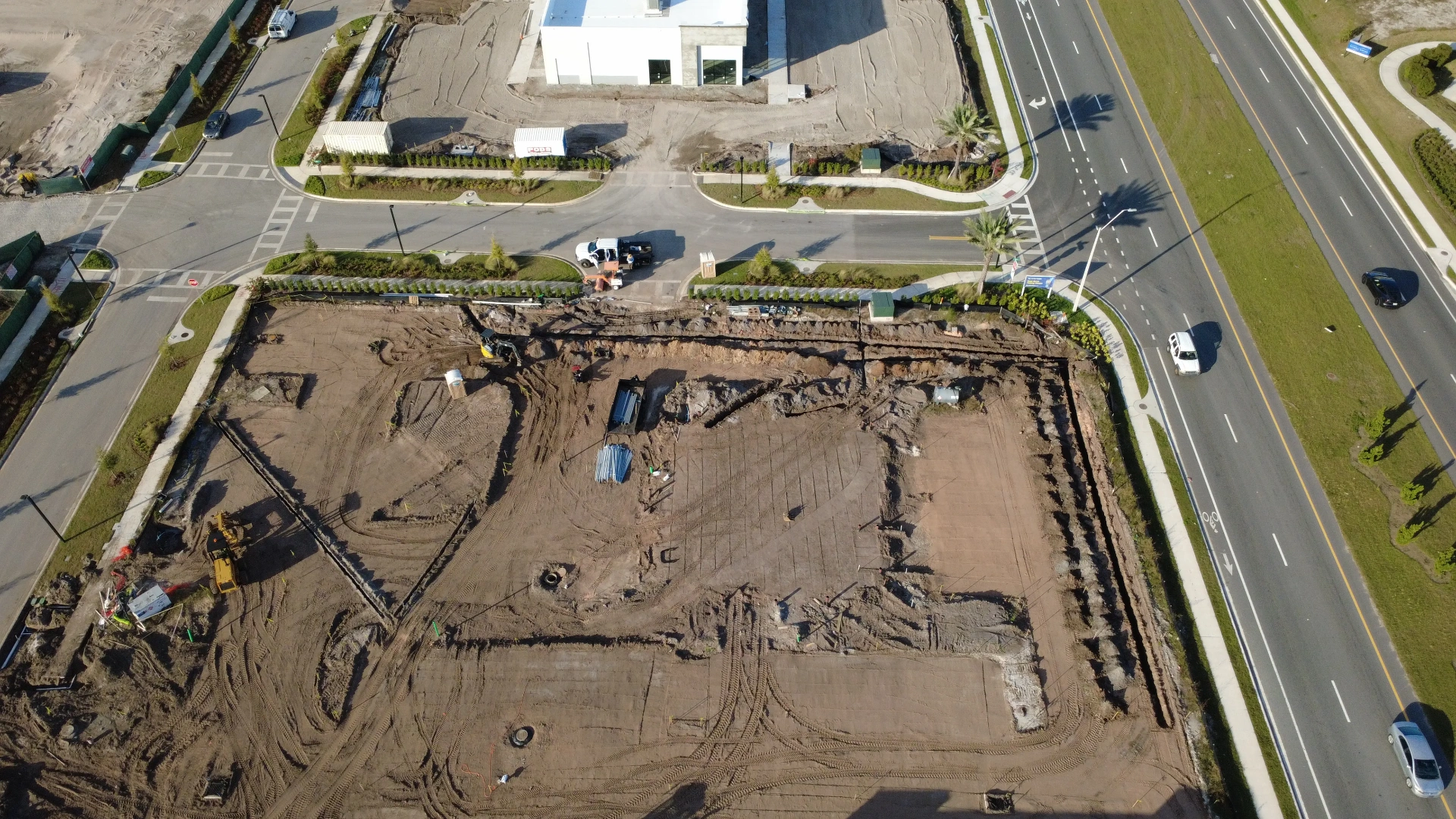 Storm Drainage — Centerline commercial site development